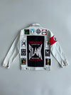 Custom Patch Denim Trucker Jacket (S)