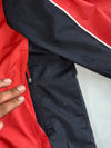 Reebok Vintage Spell-Out Windbreaker Jacket – Red/Black (XL)