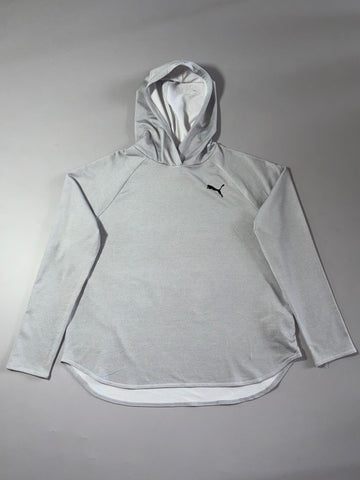 Puma Women's Grey Lightweight Hoodie |  (XL)
