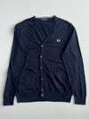 Fred Perry Navy Knit Cardigan(XL)