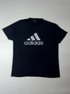 Adidas Zebra-Print Logo T-Shirt – Black (XL)