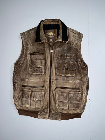 ZCamel Original Utility Half real Leather Jacket (XL)