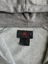 Jordan Grey Full Zip Hoodie – Jumpman Logo – Youth (S)