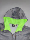 New Balance TRN Grey Neon Green Full Zip Hoodie (S/M)