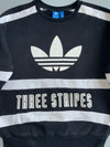 Adidas Originals | Trefoil “Three Stripes” Hockey-Stripe Crewneck (M)