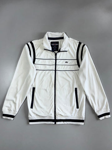 Ecko Unltd White Zip Track Jacket (L)
