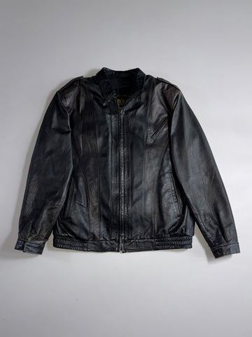 Ginreh Vintage Leather Jacket – Black (L)
