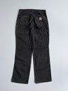 Carhartt Relaxed Fit Carpenter Pants – Black/Grey  (W:30 L:38)