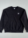 Vintage Puma Black Embroidered Logo Crewneck Sweatshirt (XL)