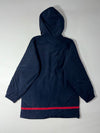 Vintage Reebok Classic Hooded Padded Parka Navy Red (M)