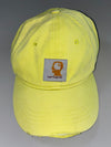 Carhartt Neon Yellow Distressed Cap (Adjustable)