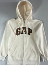 Gap Arch Logo Zip-Up Hoodie – Cream/Off-White  (M)