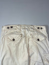 Ralph Lauren Y2K Cream Multi-Zip Utility Cargo Pants (W:30) )L:41)