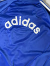 Adidas Blue & White Striped Track Jacket (L)