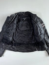 Cruiser by Sofari Black Leather Racer Jacket (XL)