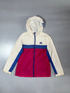 Adidas ClimaProof Colorblock Hooded Windbreaker Jacket (White/Blue/Pink) – Size (XS)