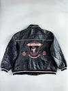 Fat Joe FJ-560 “Next Generation Gear” Black Leather Varsity Jacket (5XL)