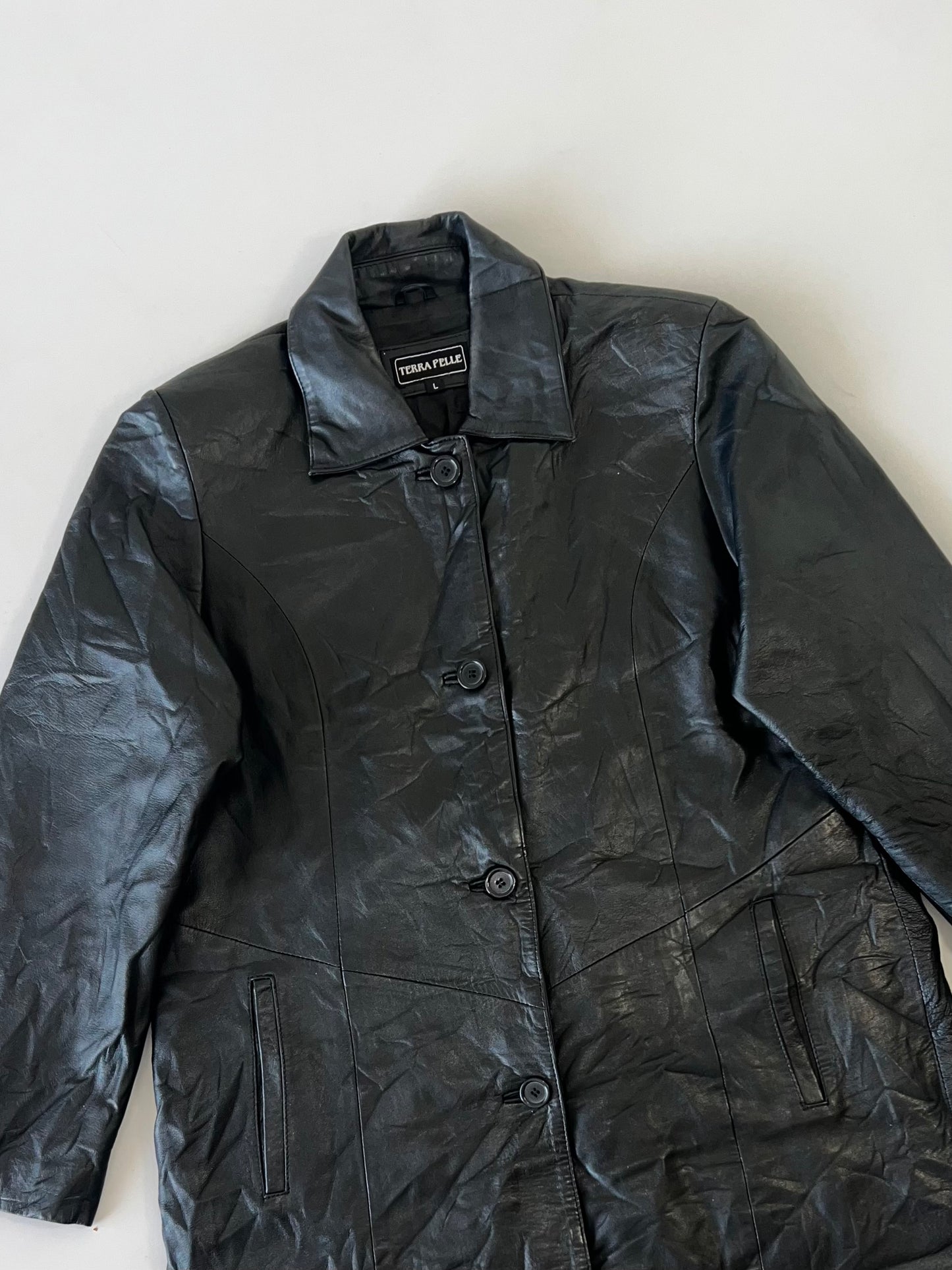 !                                                                                                                                                                                                                Ultra Premium Original Leather Trench Coat (L)