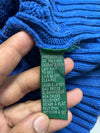 Lauren Ralph Lauren Crest Cable Knit Crewneck Sweater – Royal Blue(M)