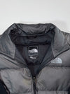 The North Face 550 Hybrid Puffer Jacket quilted panels + fleece sides, (M)