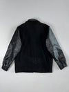 Canada Sportswear Black Wool & Leather (Sleeve) Varsity Jacket (L)