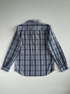 Roots Canada Grey Plaid Flannel Shirt (XL)