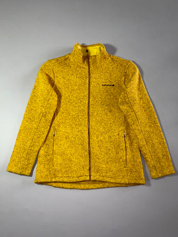 Lafuma Heathered Sweater Fleece Zip-Up Jacket – Mustard Yellow (M)