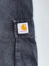 Carhartt WIP Aviation Pant Black Ripstop Cargo Trouser (W:32 |L:42)