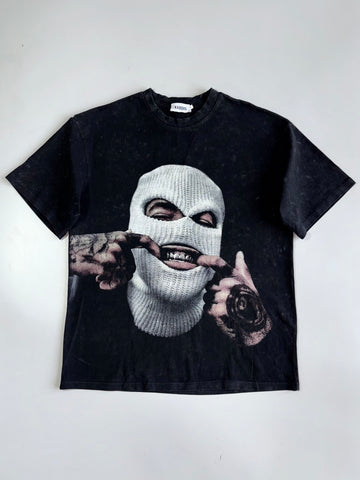 Vintage Premium Mask Man Graphic Printed tshirt (XL)