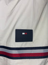Tommy Hilfiger | Off-White Striped Hooded Jacket (XXL)