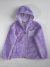 Columbia Lavender Sherpa Fleece Hooded Jacket (S)