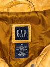 GAP Mustard Tan Leather Trucker Jacket, Women’s (XS)