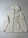 Discovery Expedition White Sherpa Hooded Jacket (S)