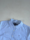 Tommy Hilfiger Light Blue Oxford Short Sleeve Shirt – Classic Fit be Women’s (M)