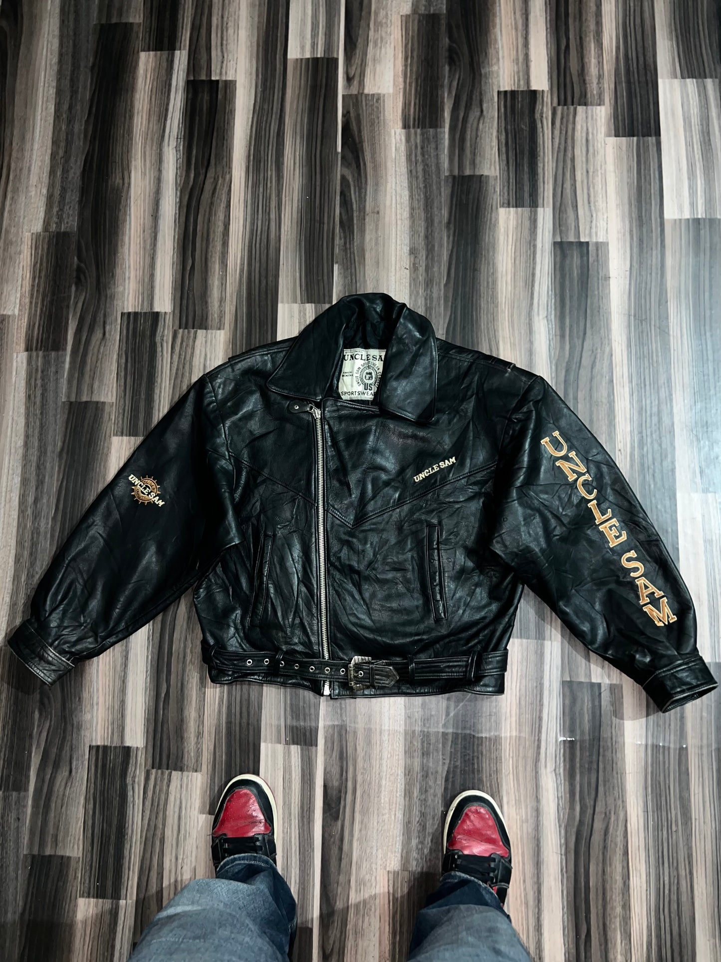 ZUncle SAM Original Leather Jacket (RARE) (L/Xl)