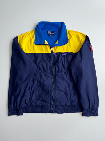 Polo Ralph Lauren | Navy Yellow Colorblock Fleece Jacket (L)