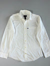 Polo Jeans Co. Ralph Lauren Flag Logo Button-Down Shirt – White (S/M)