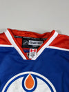 Edmonton Oilers NHL Reebok CCM Authentic Home Hockey Jersey – Blue & Orange (2XL)