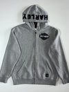 Harley-Davidson Bar & Shield Logo Full Zip Hoodie Grey Men’s (L)