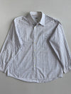 Lacoste White & Blue Windowpane Check Shirt (2Xl)