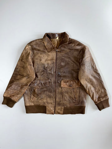 Premium Original Pure Leather Jacket (M)
