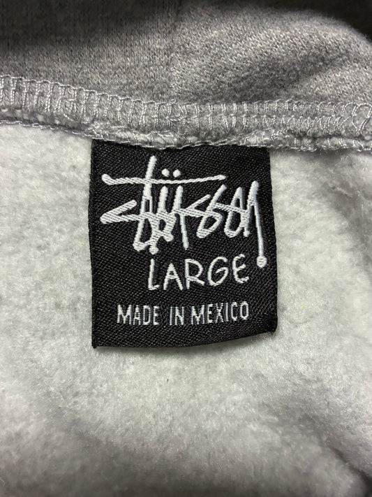 Stüssy x CLOT Logo Grey Pullover Hoodie (S)
