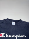 Champion Big Script Logo Navy Crewneck Sweatshirt (M)