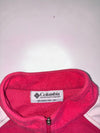 Columbia Pink Half-Zip Fleece Pullover – Two-Tone Shoulder Panels (S)