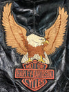 Highway One x Harley-Davidson Eagle custom Patch Leather Vest (S/M)