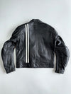 N.R.P. Vintage Leather Motorcycle Racing Jacket (Paded)(M)