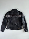 Cruiser by Sofari Black Leather Racer Jacket (XL)