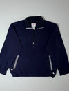 New Balance Navy Quarter-Zip Pullover Windbreaker  (M)