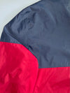 Big Train Osaka Two-Tone Red & Navy Windbreaker Track Jacket (M)