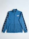 Puma Blue Logo Tape Track Jacket (S)